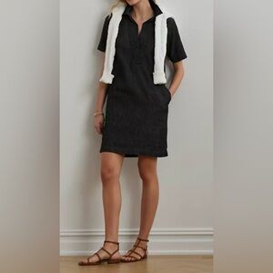 Ralph Lauren Denim Shift Dress in Charcoal Color Size Large